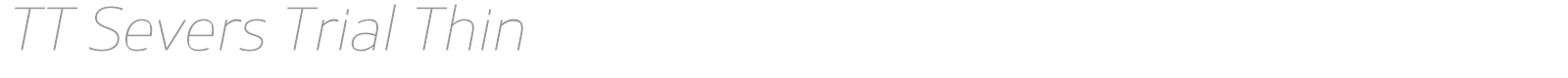 TT Severs font preview
